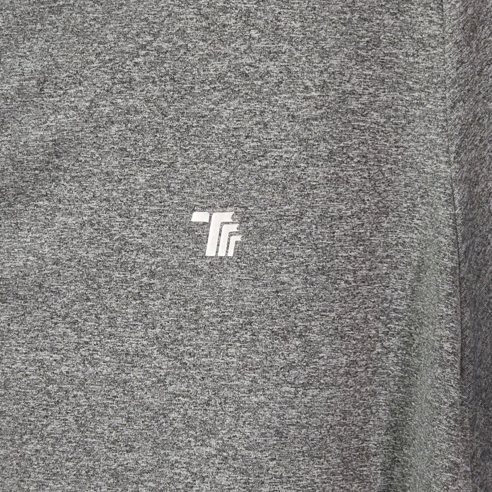 Tuff Athletics Polo Shirt Womens L Gray Short Sleeve Performance Active Stretch - Picture 10 of 12